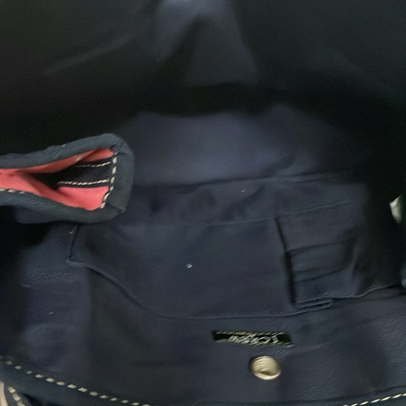 Preloved J Crew 100% cotton tote with matching belt - Picture 4 of 7